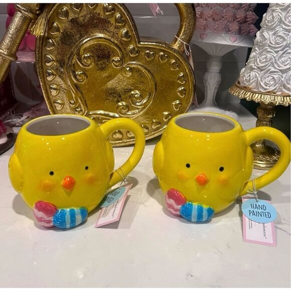 Tik Tok Viral Cupcake And Cashmere Easter Chic Mug Set of 2 - Picture 3 of 8